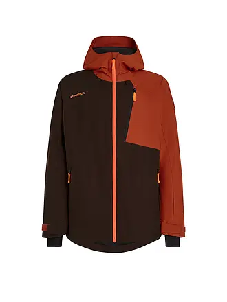 O'NEILL | Herren Snowboardjacke FWC Cruz Block Hoodie | orange